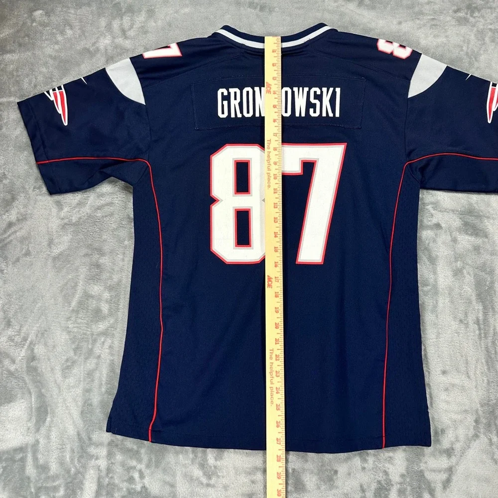 Nike Patriots Rob Gronkowski 87 Jersey Youth XL Navy Blue NFL New England